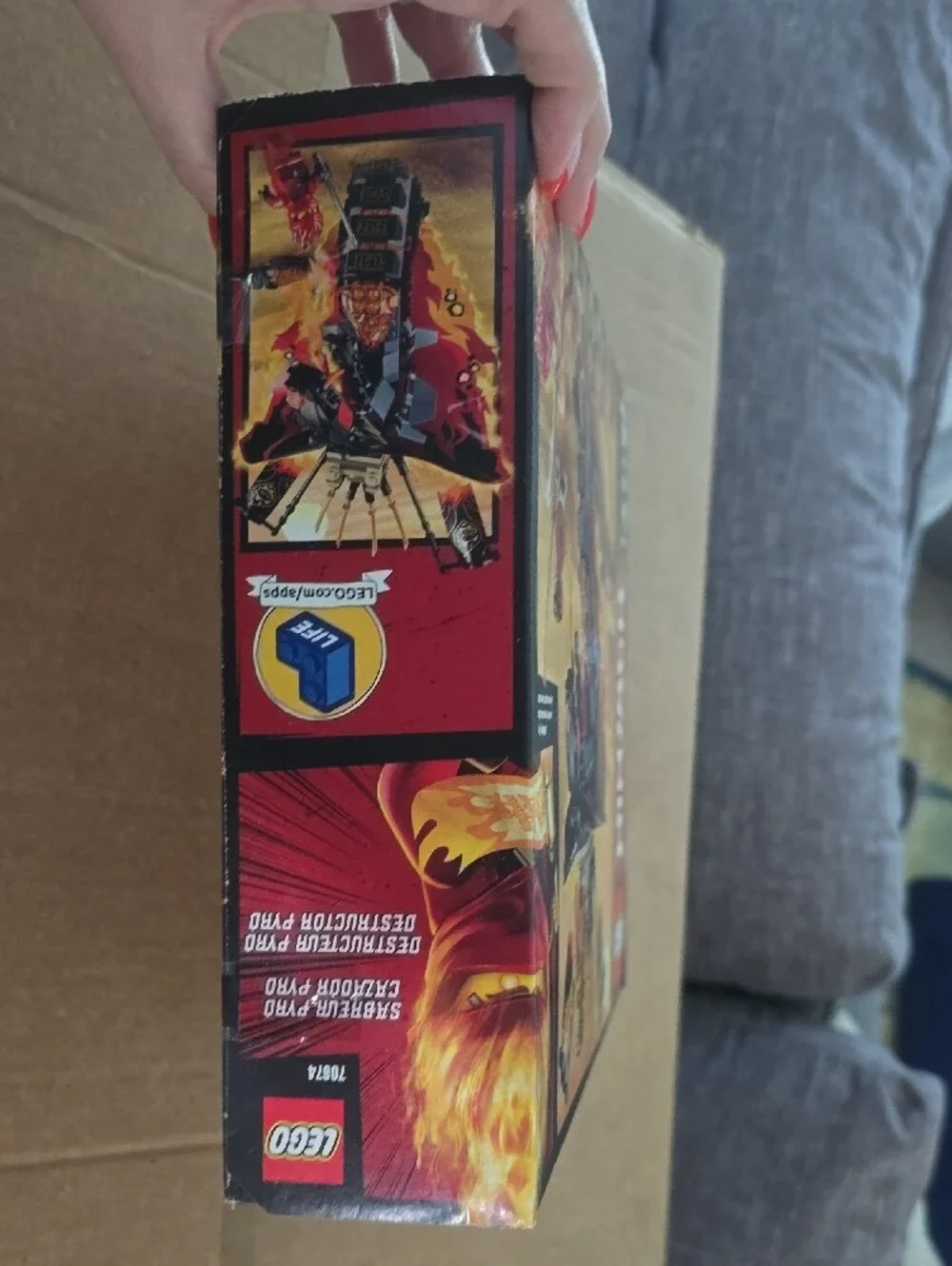 Lego Ninjago Fire Fang Dragon Set - Red, Black, Gold